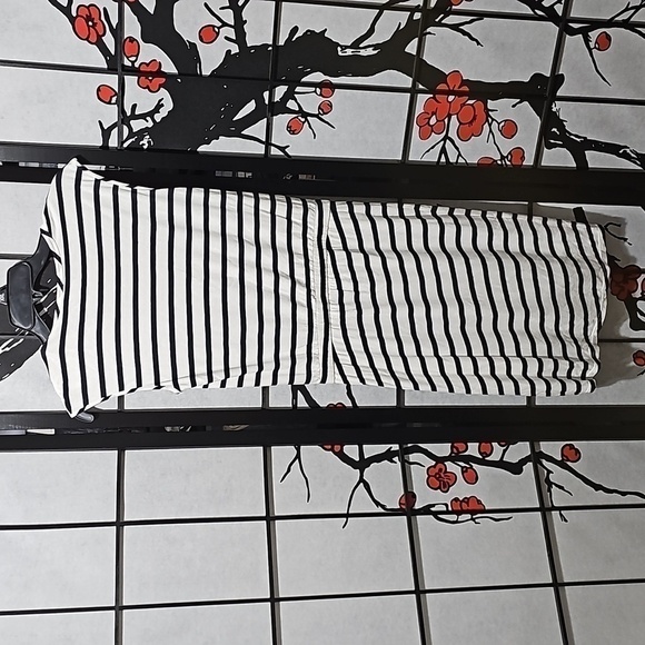 Theory Striped Sleeveless Dress Size Small Petite‎ - Picture 6 of 7